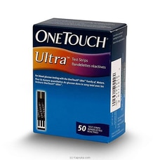One Touch Ultra Glucose Testing Strips 50s at Kapruka Online