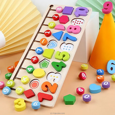 Wooden Toys Logic Learning Board - Educational Kids Toy -WT2106 at Kapruka Online