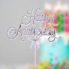 `Happy Anniversary` Cake Topper Buy anniversary Online for specialGifts
