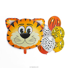 Jungle Animals, Tigger Balloons, Party Decoration Foil Balloon Set Of 7 Pcs- Kids Birthday, Chiller Party, Baby Shower Theme (Tigger) at Kapruka Online