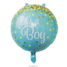 Its A Boy 18` Round Foil Balloons For Baby Shower Buy balloon Online for specialGifts