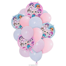 LOL Surprise Cartoon Theme Foil Balloon Set, 16 Pcs Set For Birthday Decoration Buy Gift Sets Online for specialGifts