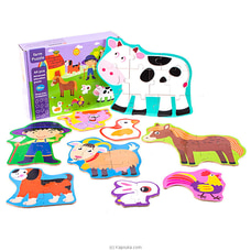 Wooden Farm Puzzle For Kids, Educational Wooden Toy, Lean Numbers With Jigsaw Puzzles Set Buy Brightmind Online for specialGifts
