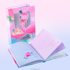 Flamingo Notebook, Secret Diary With Lock, Reversible Notebook Private Journal Magic Travel Journal Flamingo Notebook For Adults And Kids at Kapruka Online