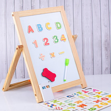 2 In 1 Wooden Writing Board , White Board And Black Board For Kids at Kapruka Online