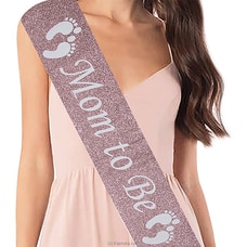 `Mom To Be` Baby Shower, Gender Reveal Party  Sash Party Supplies Buy Gift Sets Online for specialGifts