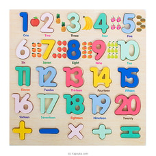 Wooden Learning Chart Numbers at Kapruka Online