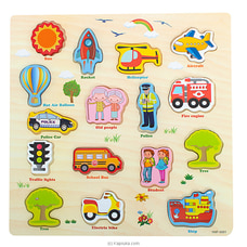 Wooden Learning Chart- City  Online for specialGifts