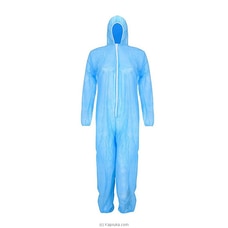 DISPOSABLE PPE COVERALL NON WOVEN - BLUE at Kapruka Online