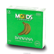 Moods Banana -3`s ( Flavored Condoms ) Buy MOODS Online for specialGifts