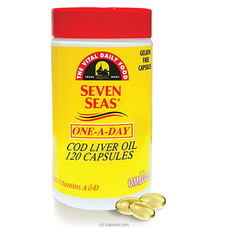 Seven Seas Pure Cod Liver Oil 120 Capsules - (One A Day) Buy Seven Seas Online for specialGifts