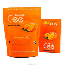 Cee Chewable Vitamin C- Orange- 50 Strips Of 2 Tablets at Kapruka Online
