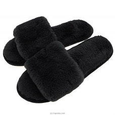 Slippers for Women Indoor,Women`s Fur Slippers Slides Fuzzy Sandals Flip Flop Fluffy Slippers Cozy Soft Flat for Bedroom Indoor at Kapruka Online