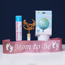 It`s A Boy  Baby Shower Celebration Pack, All Include Mom To Be Decoration Set With Cake Topper, Party Popper, Mom To Be Sash, It`s A Boy Balloon Buy Gift Sets Online for specialGifts