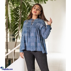 CREPE LONG SLEEVE TOP - ML473  By MELLISSA FASHIONS PVT LTD  Online for specialGifts