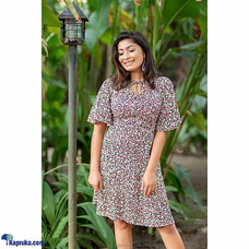 Cotton small flower dress Buy Lady Holton Online for specialGifts