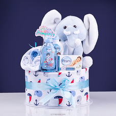 Baby Shower Gift Hamper - Blue Buy baby Online for specialGifts