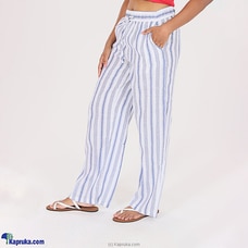 Stripe Linen Pant MP 119/A  By Miika  Online for specialGifts