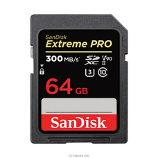 SanDisk Extreme PRO SDXC 64GB UHS-II 300MB/s Memory Card Buy Online Electronics and Appliances Online for specialGifts