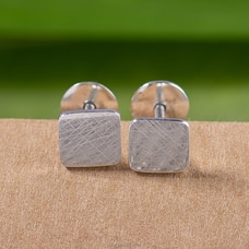 Solid Box Ear Stud in 925 Sterling Silver Buy Get Sri Lankan Goods Online for specialGifts