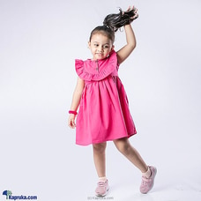 Pink Butterfly Linen Dress at Kapruka Online