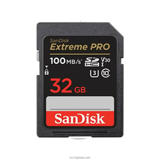 SanDisk Extreme PRO SDHC 32GB UHS-I 100MB/s Memory Card Buy SanDisk Online for specialGifts