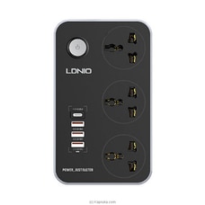 LDNIO SC3412 3 Power Socket   20W USB-C PD   3 USB QC3.0 Extension Power Cord Buy LDNIO Online for specialGifts