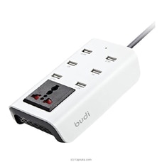 Budi Power Socket 24W 6 USB Extension Power Cord at Kapruka Online