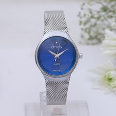 Citizen Ladies Blue Dial Silver Watch at Kapruka Online