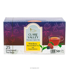 CLARE VALLEY WILD BERRY FLAVOURED BLACK TEA ? 50g ( 25 TEA BAGS) Buy Online Grocery Online for specialGifts