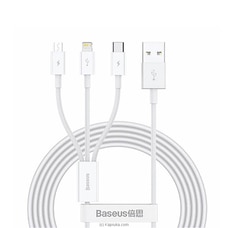 Baseus Superior Series 3-in-1 Fast Charging Data Cable Buy Baseus Online for specialGifts