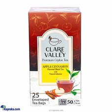 CLARE VALLEY APPLE CINNAMON FLAVOURED BLACK TEA ?  50g (25 TEA BAGS ) Buy CLARE VALLEY Online for specialGifts