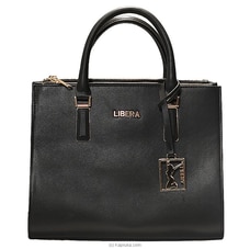 Libera Genuine Premium Top-Grain Leather Ladies Handbag - Black GBL - 1003 Buy Libera Online for specialGifts