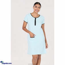 Front Pocket Night Dress MN 256-blue Buy Miika Online for specialGifts