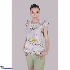 Ruffle Sleeve Chiffon Blouse  By Miika  Online for specialGifts