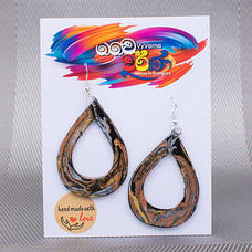 VyVarna Hand painted wooden earrings Buy Get Sri Lankan Goods Online for specialGifts