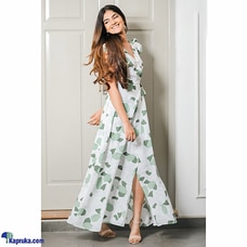 Blue Floral Maxi Dress at Kapruka Online