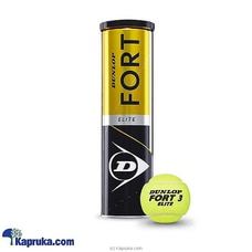 Dunlop Tennis Balls For Cricket / Tennis ( 3 Ball Tin) Fort Elite High Quality Sealed Dunlop Ball Tins Buy sports Online for specialGifts