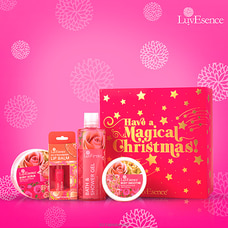 Luvesence Christmas Large Box - (Body Care- Rose ) Buy Luv Essence Online for specialGifts