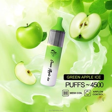 TUGBOAT EVO 4500 Puffs E- CIGARETTE (Green Apple Ice) Buy New year January Online for specialGifts