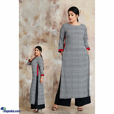 Check Kurta with Rose Embroidery Buy INNOVATION REVAMPED Online for specialGifts