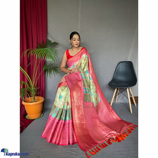 Pure Kanchipuram Digital Printed Saree -001 Buy AMARE Online for specialGifts
