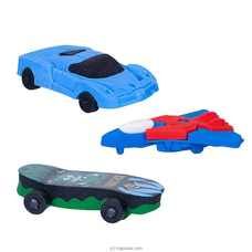 3D Eraser Pack For Boys, (3 Pcs) Buy childrens Online for specialGifts