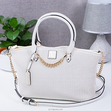 Victoria`s Secret Slouchy Satchel Fashion Bag - Top Handle white Bag With Gold Elements Buy Victoria Secret Online for specialGifts