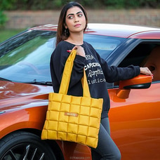 Yellow Quilted Ladies,shoulder,square Girls Bag ANNIVERSARY at Kapruka Online