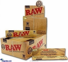 Raw Without  Tips Rolling Paper 01 Pack.  Online for specialGifts