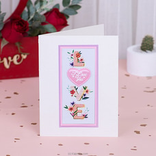 I love you ` pink love, hand made greeting card for anniversary, Valantines, Birthday Buy Greeting Cards Online for specialGifts