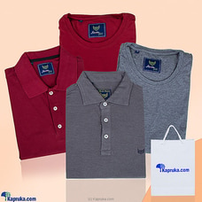 Martini Man Gift Set-Two Collar T-shirts-Two Round Neck T-shirts Buy SIGNATURE Online for specialGifts