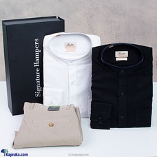 Forever Man Gift Set-Two Long Sleeve Linen Shirts-Trouser Buy SIGNATURE Online for specialGifts