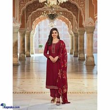 UNSTITCHED EMBROIDERY WORKED Straight cut Shalwar 3 PIECES SET-003 Buy Qit Online for specialGifts